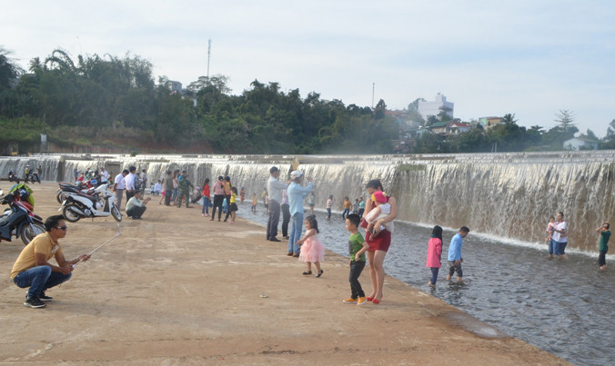 Hiện trường vụ đuối nước.