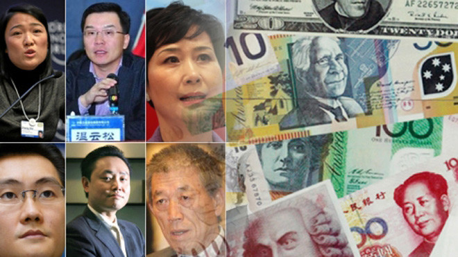 Một số tỉ phú Trung Quốc có tên trong báo cáo của ICIJ. Ảnh: South China Morning Post