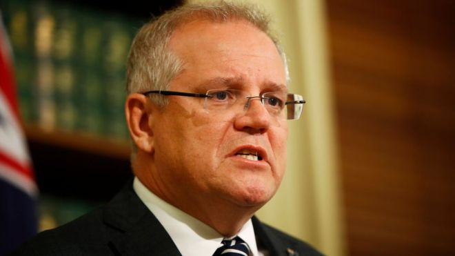 Thủ tướng Úc Scott Morrison. (Ảnh: Getty Images)