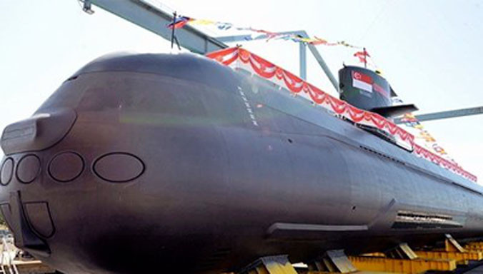 Tàu ngầm chiến lược lớp Borei Vladimir Monomakh của Nga. Ảnh: Business Insider.