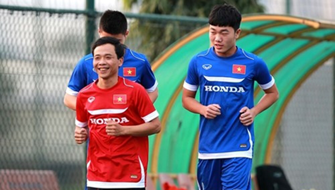 Xuân Trường đang chờ ngày sang Hàn Quốc thi đấu.