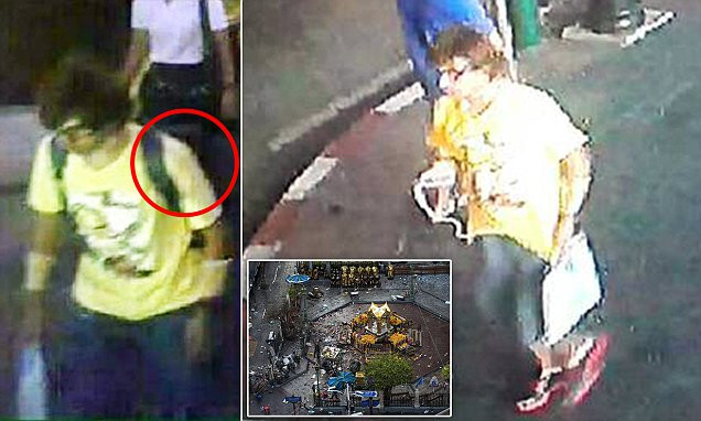 Nghi phạm được ghi hình tại hiện trường. Ảnh: DM.