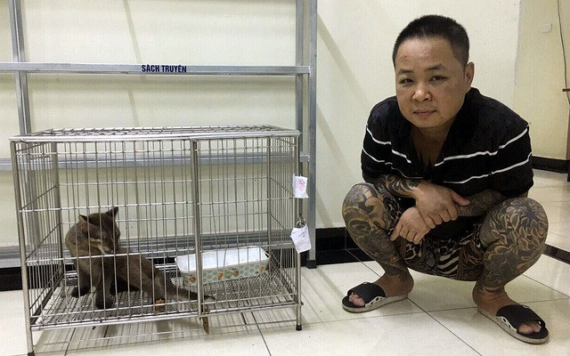 Đối tượng Dũng "bóng nhựa". Ảnh cơ quan công an cung cấp.