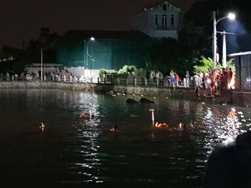 Hồ nước nơi xảy ra sự việc.