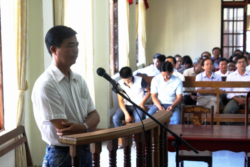 Ông Nguyễn Đức Đạo tại phiên tòa.