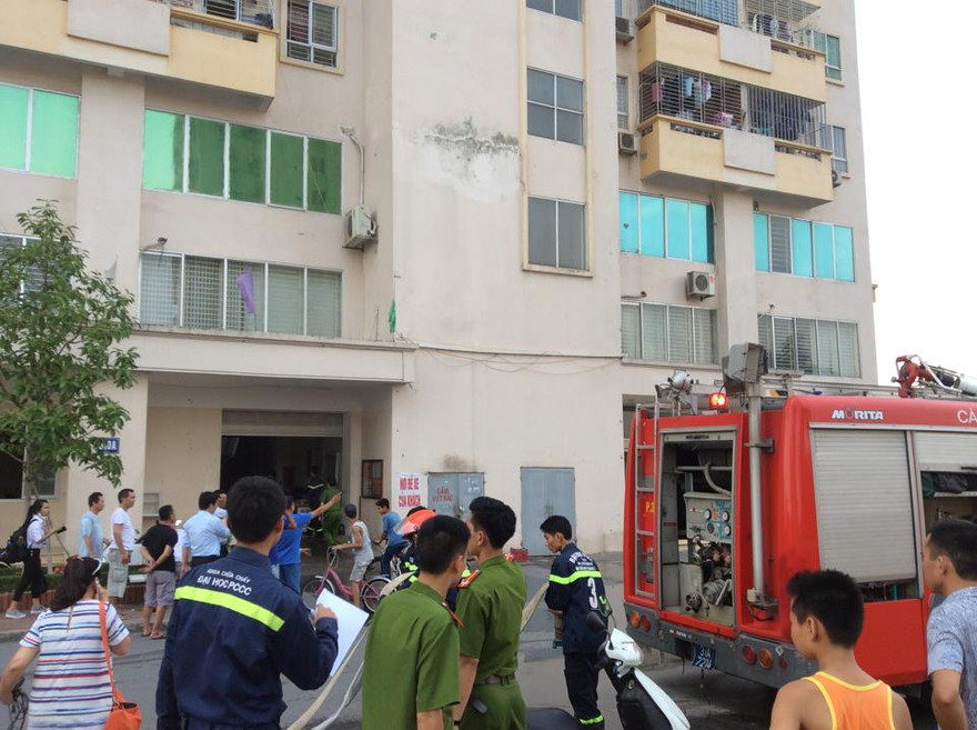 Đám cháy nhanh chóng được dập tắt.