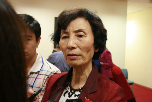 ĐBQH Bùi Thị An. Ảnh Dũng Nguyễn.