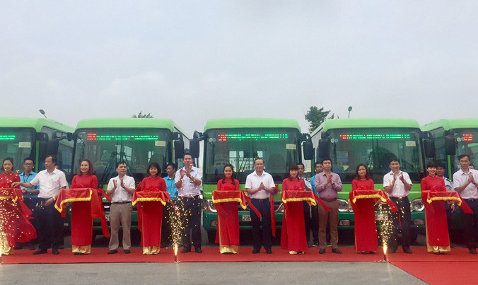 Cùng với việc mở thêm tuyến, đến nay Transerco đã thay xe mới cho nhiều tuyến buýt.