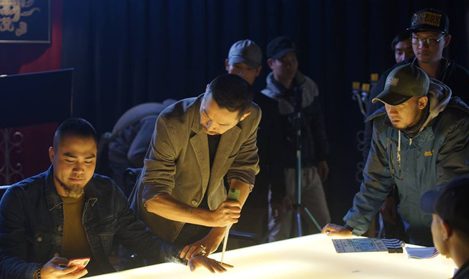 Hình ảnh hậu trường của bộ phim "Người phán xử".