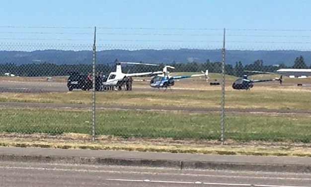 Sân bay nơi xảy ra vụ việc. (Nguồn: Twitter)