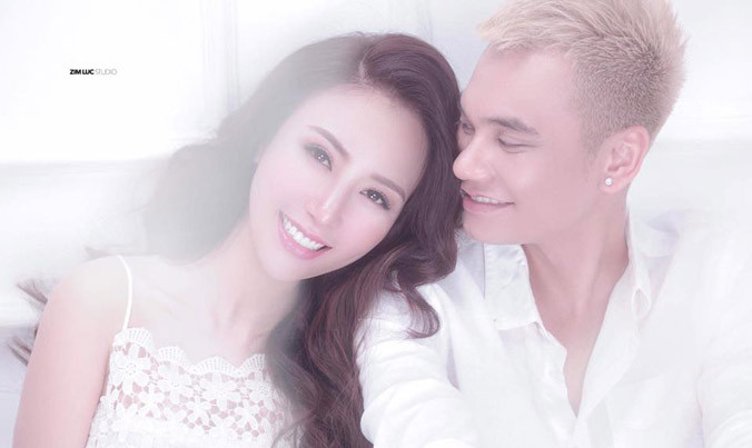 Ảnh cưới ngọt ngào của Khắc Việt và bạn gái 9x.