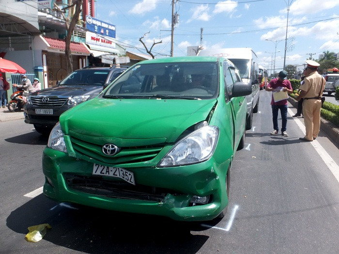 Hiện trường vụ tai nạn.