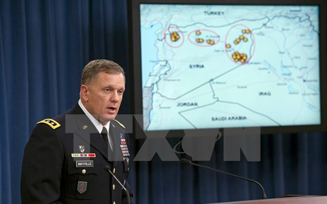 Người phát ngôn Lầu Năm Góc Jeff Davis. Nguồn: The Hill/TTXVN.