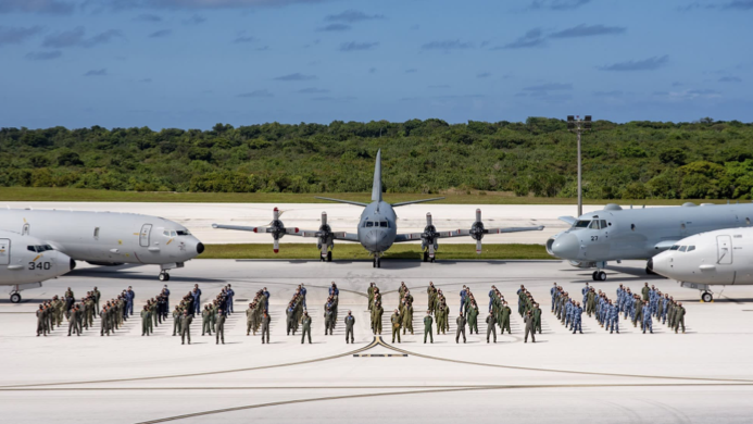 Không quân 4 quốc gia Bộ Tứ tham gia đợt tập trận chung trên đảo Guam hồi tháng 1. (Ảnh: US Navy)