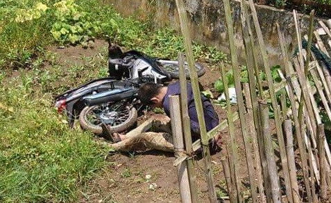 Đối tượng có hành vi trộm cắp bị người dân bắt giữ.