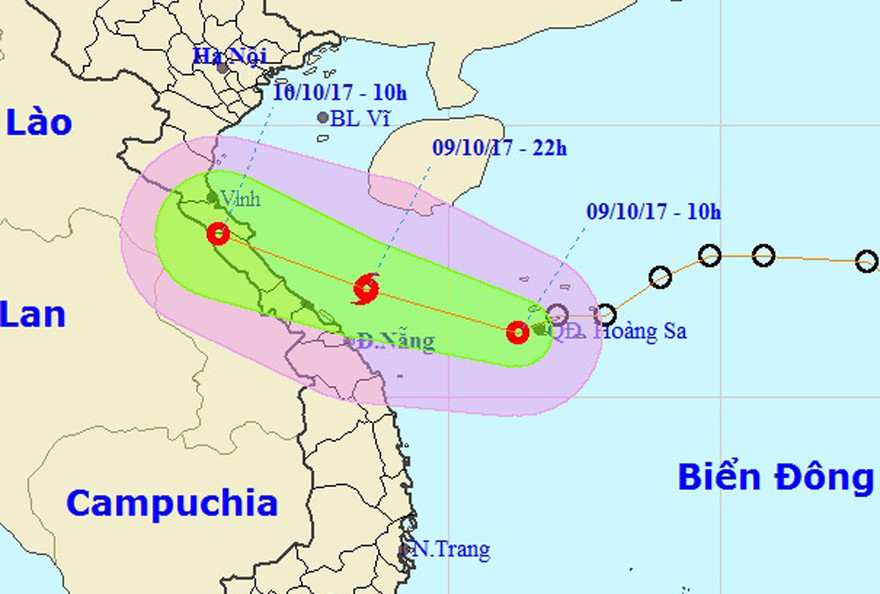 Áp thấp nhiệt đới có khả năng mạnh thành bão