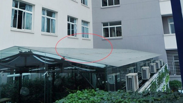 Hiện trường nơi nữ sinh tử vong