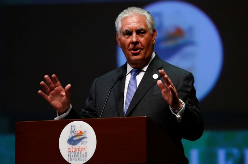 Ngoại trưởng Mỹ Rex Tillerson. Ảnh: Reuters