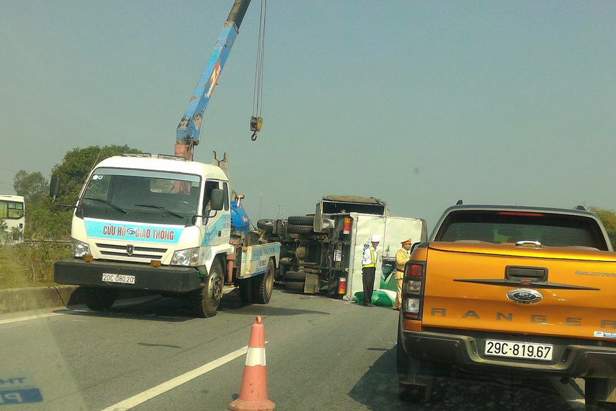 Hiện trường vụ việc. Ảnh: Nguyễn Hưng.