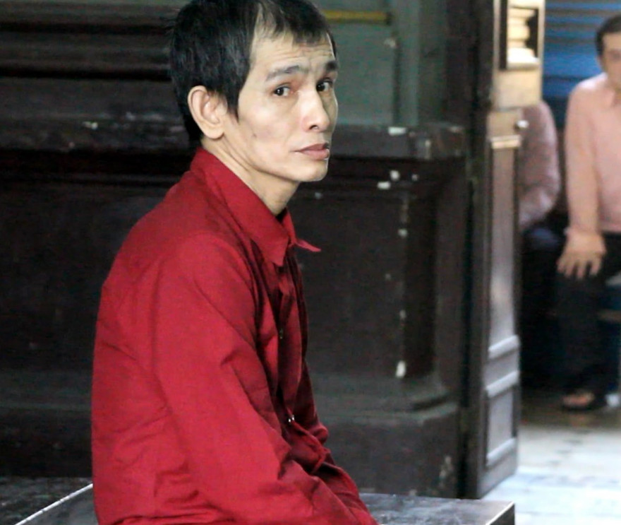 Bị cáo Cường tại toà