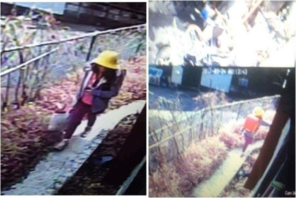 Hình ảnh cuối cùng về bé L. trước khi bị sát hại và vứt xác.