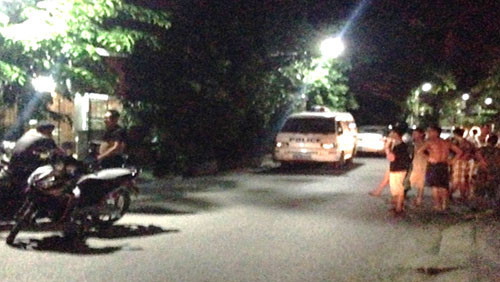 Thi thể anh Toàn được gia đình đưa về quê mai táng