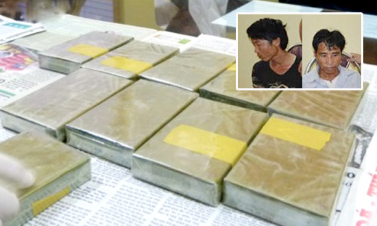 Hai nghi phạm bị bắt giữ