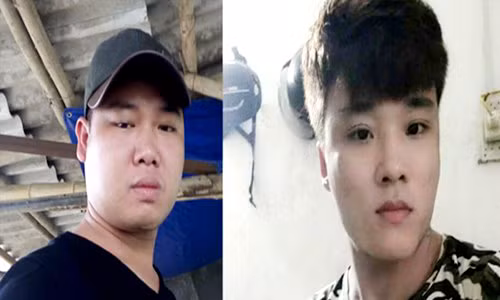 Hai đối tượng Hòa,Tuân và dụng cụ đi trộm cắp bị thu giữ