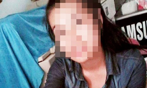 Cháu Hương may mắn được giải cứu kịp thời trước khi bị xâm hại 