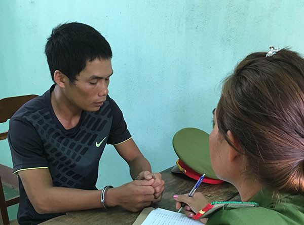 Lấy lời khai đối tượng Hải