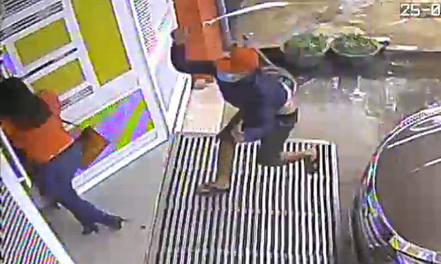 Hình ảnh được camera ghi lại do gia đình cung cấp