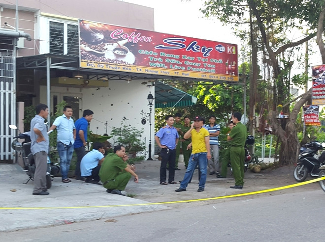 Công an tỉnh Thừa Thiên - Huế phong tỏa hiện trường phục vụ công tác điều tra