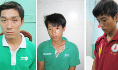 Từ trái qua phải: Thành, Thoả và Nghị