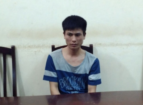 Đối tượng Nguyễn Văn Tuân tại cơ quan điều tra