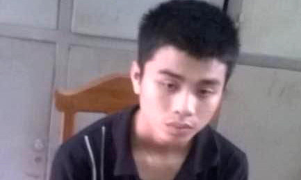 Nghi phạm Phạm Hữu Đức (tự Đức Zét) tại cơ quan điều tra