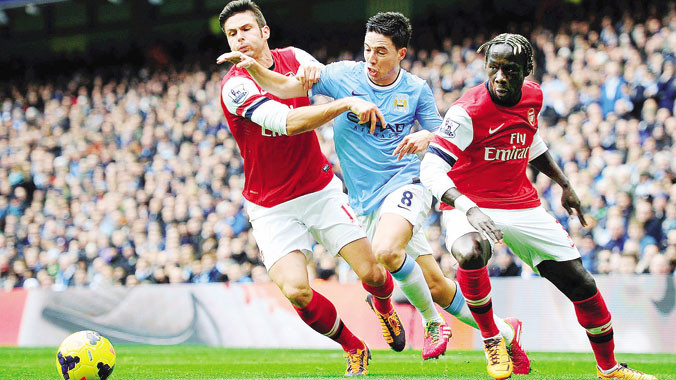  Arsenal khó cản Man City tiến đến chức vô địch. Ảnh: Eveningnews