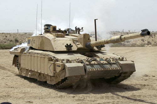 Một xe Challenger 2 của Anh tại Iraq. Ảnh: Wikipedia.