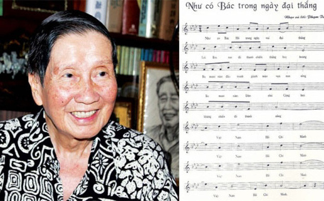 "Như có Bác Hồ trong ngày vui đại thắng" của nhạc sỹ Phạm Tuyên được cập nhật trên website