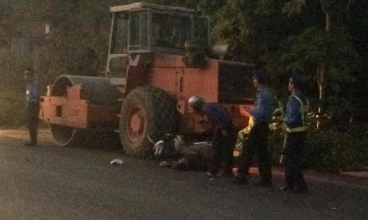 Hiện trường vụ tai nạn. Ảnh: T.L