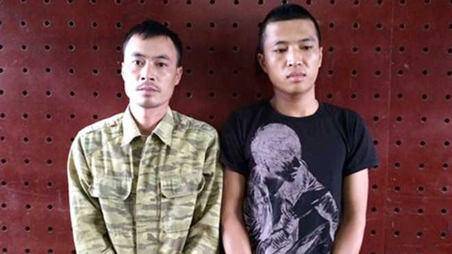 Từ trái qua: Thăng và Năng