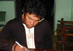 Nghi can đâm chết anh vợ bị bắt