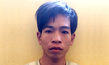 Thảo tại công an. Ảnh: C.S