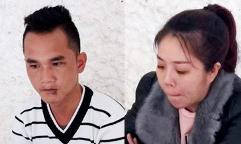 Hung thủ Nguyễn Thành Đức và người tình Trần Thị Tuyết Hương tại CQĐT