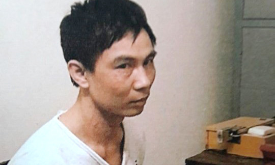 Tuân tại cơ quan điều tra. Ảnh: Công an cung cấp