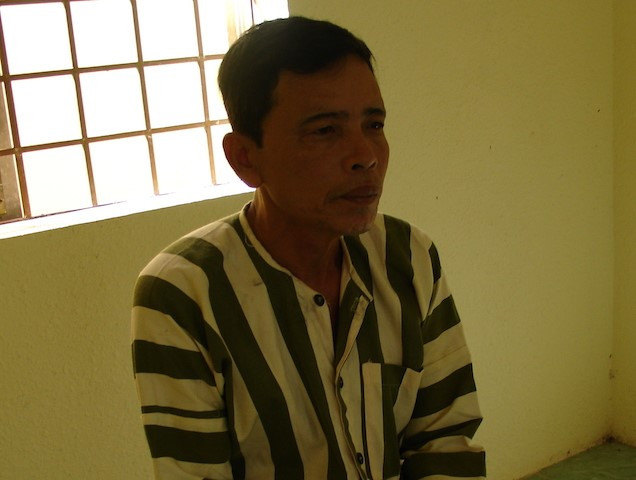 Nghi phạm bị tạm giữ để điều tra. Ảnh: Công an nhân dân