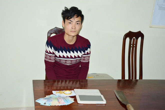 Đỗ Đức Tuấn và tang vật