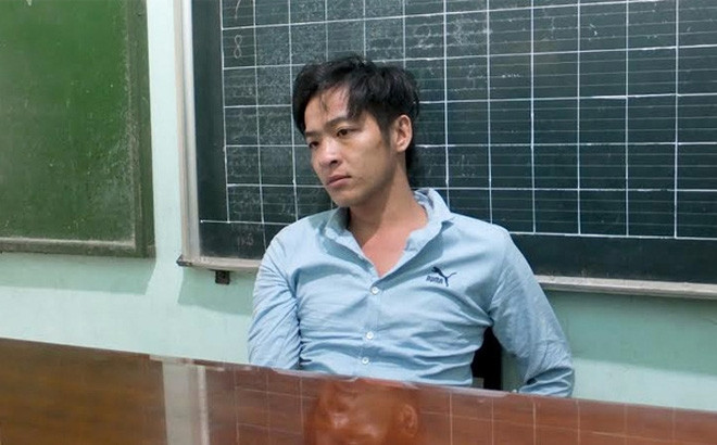 Nguyễn Thanh Tuấn tại cơ quan công an