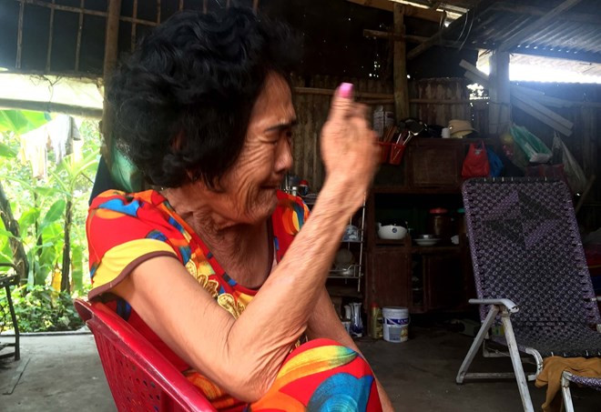 Bà Kim bật khóc khi nhắc về con gái út