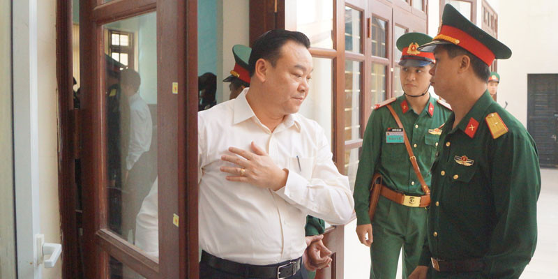 Bị cáo Phùng Danh Thắm tại tòa