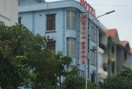 Khách sạn nơi những đối tượng được cho là đã thực hiện hành vi đồi bại với cháu M.